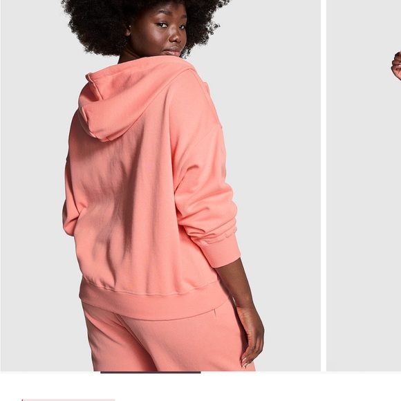 PINK Everyday Fleece Full Zip Hoodie - Picture 3 of 8